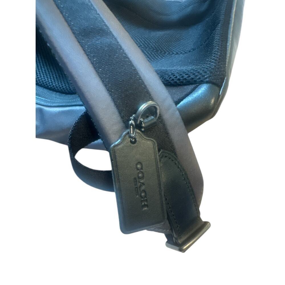 Coach Terrain Explorer Rolltop Backpack Nylon Leather NWOT - Picture 4 of 16